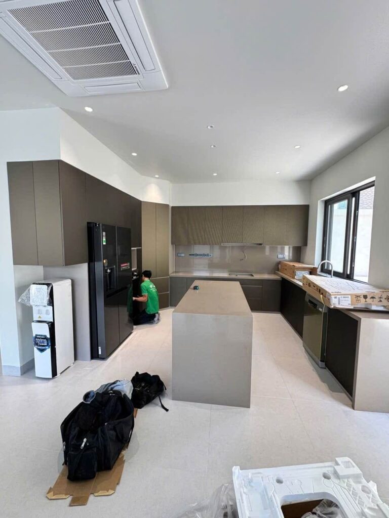 Công Trình Tủ Bếp Chữ U - Rio Vistar Thủ Đức