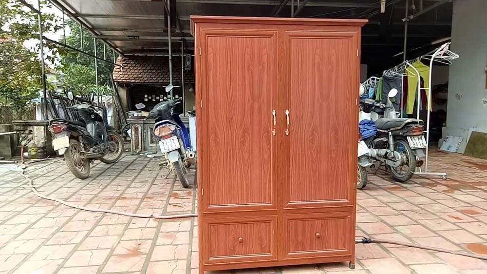 10-1.jpg Tủ Quần Áo Nhôm Vân Gỗ