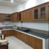 Tủ Bếp Nhôm Vân Gỗ Grando