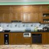 Tủ Bếp Nhôm Vân Gỗ Grando