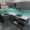 Tủ Bếp Nhôm Sơn Tĩnh Điện