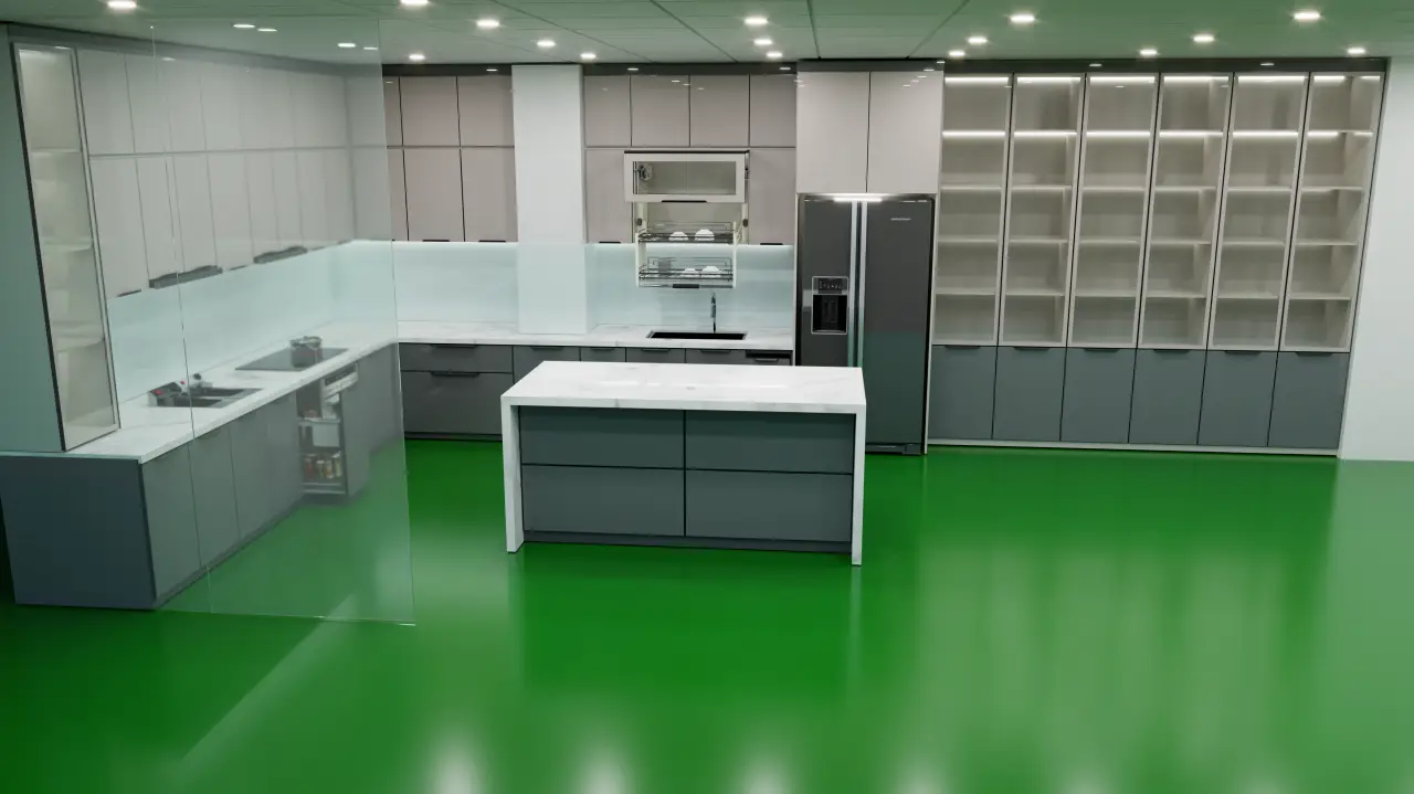 Một Số Mẫu Tủ Nhôm Kính Bếp Đẹp