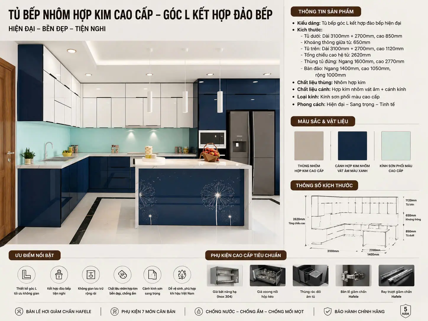 Bàn Đảo Bếp