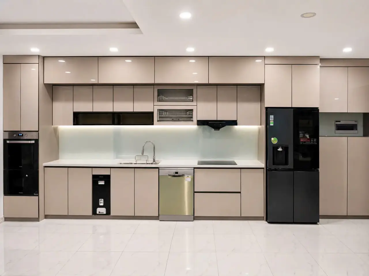 Một Số Mẫu Tủ Nhôm Kính Bếp Đẹp