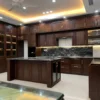 tủ bếp nhôm vân gỗ